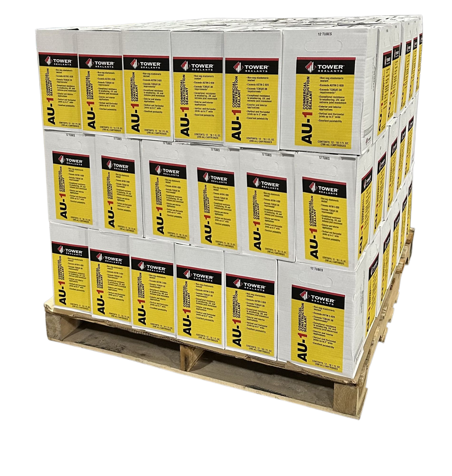Window & Door Acrylic Urethane Sealant, Tower AU-1, Pallet of 50