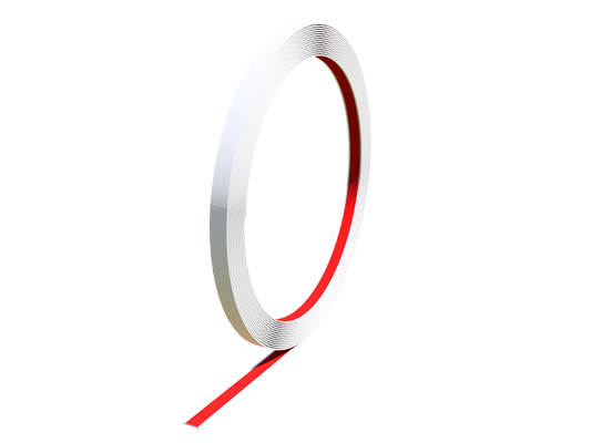 1" x 250' Vinyl Flat Trim Roll, Single Tape