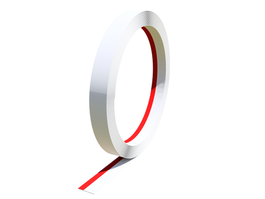 2.25" x 250' Vinyl Flat Trim Roll, Single Tape