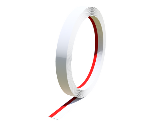 Rollo de moldura, moldura plana de vinilo de 2.50" x 250', cinta doble