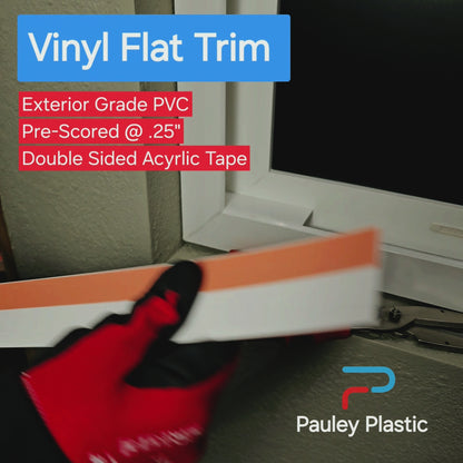 Borde plano de 1,75", vinilo, pregrabado